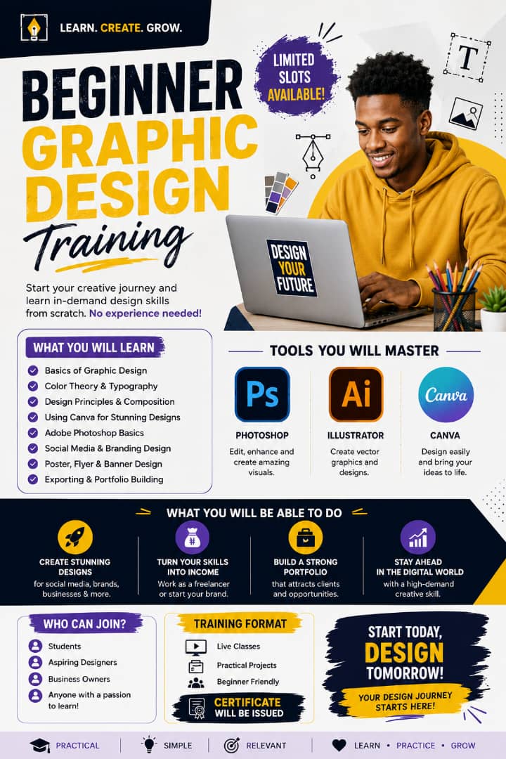 🎨 BEGINNER GRAPHIC DESIGN TRAINING WITH SMARTPHONE
