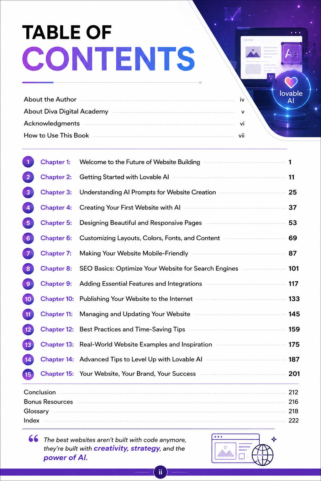 Build Professional Websites with Lovable AI