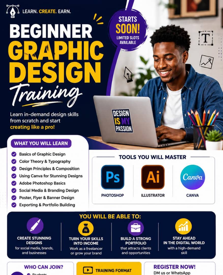 🎨 BEGINNER GRAPHIC DESIGN TRAINING WITH SMARTPHONE